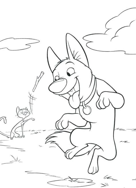 Disney Bolt Coloring Pages At Free Printable