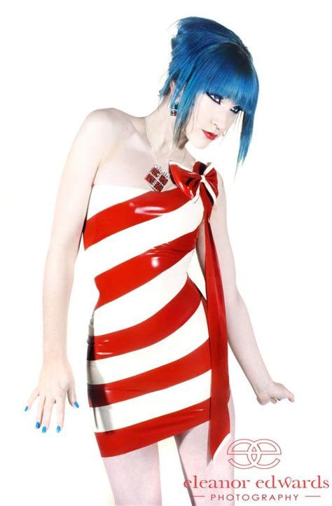 Red And White Candy Stripe Asymmetric Mini Dress With Or Without Etsy