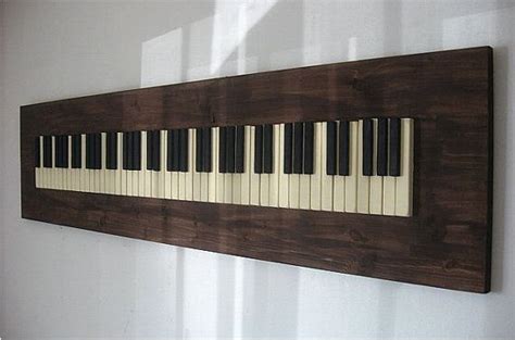 Hand Crafted Repurposed Piano Key Wall Art By Pianobox