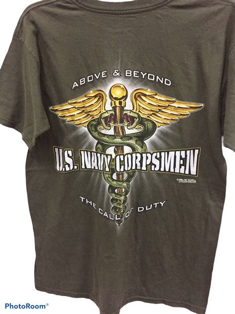 Usn Us Navy Corpsmen Tee T Shirt Grailed