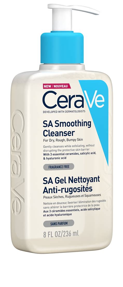Cerave SA Smoothing Cleanser With Salicylic Acid The Best Salicylic