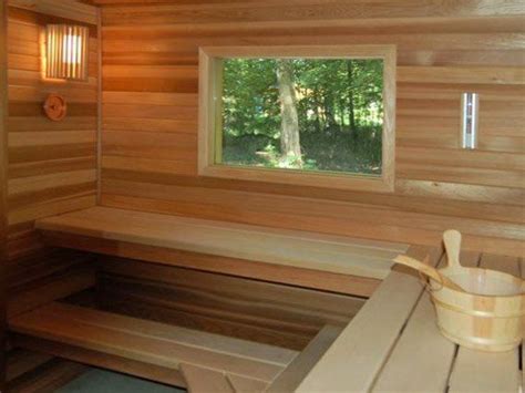 This Looks Like The Perfect Sauna Love The Cedar Interior And The