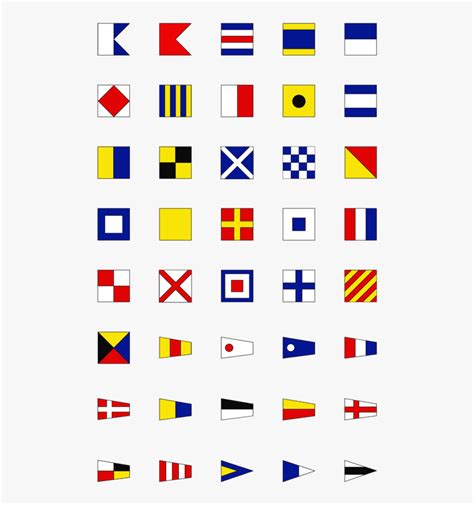 Printable Maritime Signal Flags Hd Png Download Kindpng