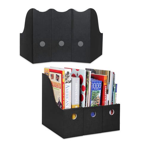 Buy Dunwell Magazine File Holders Black 6 Pack Decorative Book