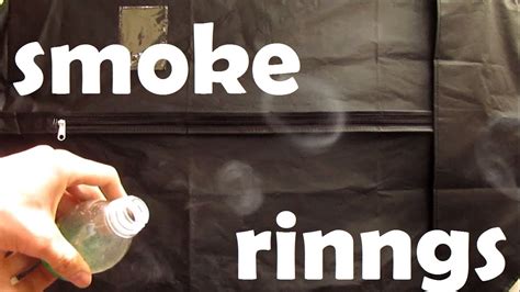 How To Make Smoke Rings Physic Experiment Youtube