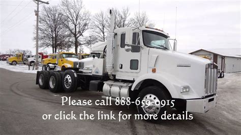 2007 Kenworth T800 Tri Axle Semi Truck For Sale Youtube