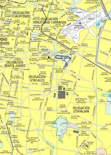 Mapas Da Cidade Do México Mapasblog