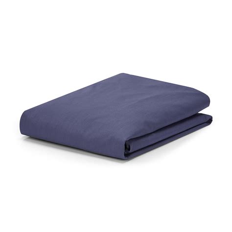225 Thread Count Fitted Sheet Single Bed Denim Kmart