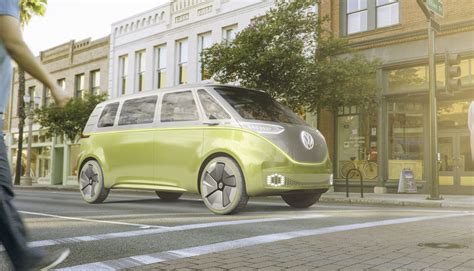 Volkswagen Id Buzz Concept Debuts In Detroit Cnet