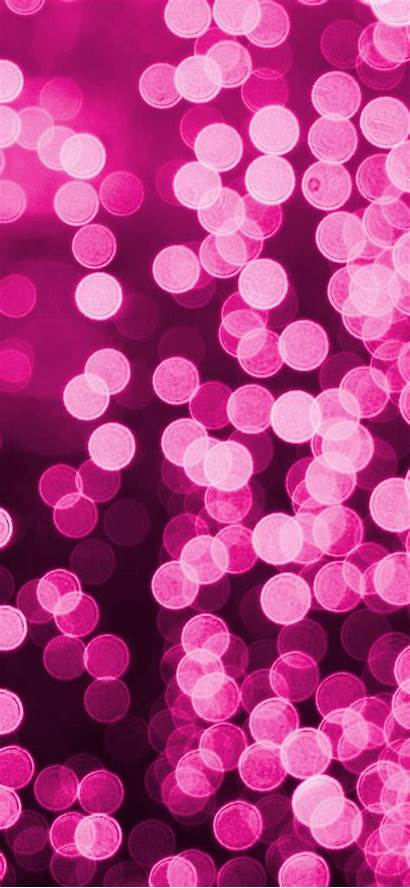 Pink Lights Christmas Cat Magenta Aesthetic Background