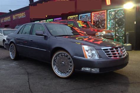 Car Cadillac Dts On Rucci Forged Ize Wheels California Wheels