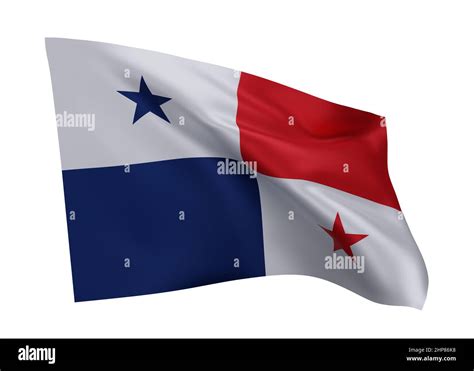 ondeando la bandera panameña imágenes recortadas de stock alamy