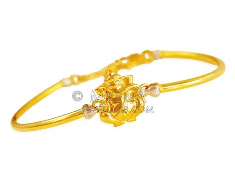 22kt Gold Bracelet Brla21450 22k Gold Ladies Bracelet Designed In A