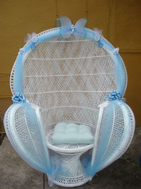 Baby Shower Wicker Chair Another Furnish Ideas