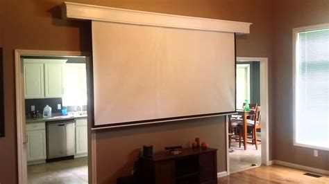 Hidden Projection Screen Project Youtube
