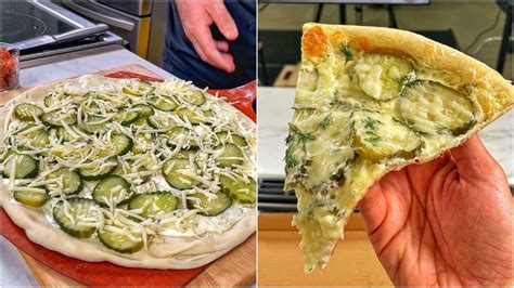 how to make the viral dill pickle pizza at home