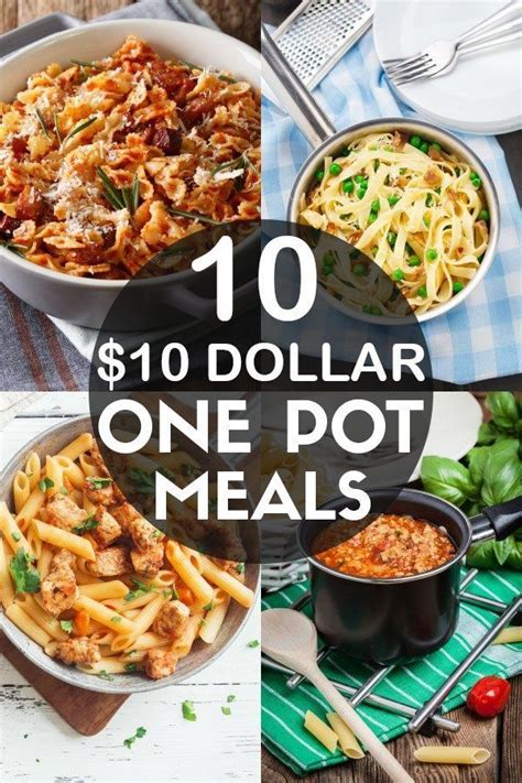 Quick Easy One Pot Meals That Cost Less Than To Make