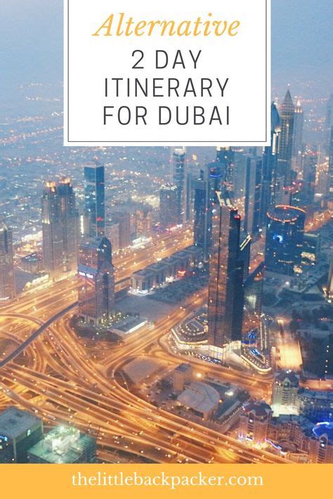 Alternative Itinerary For 2 Days In Dubai Dubai Travel Fun Itinerary
