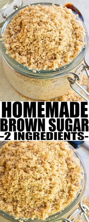 Learn How To Make Homemade Brown Sugar With Only 2 Ingredients
