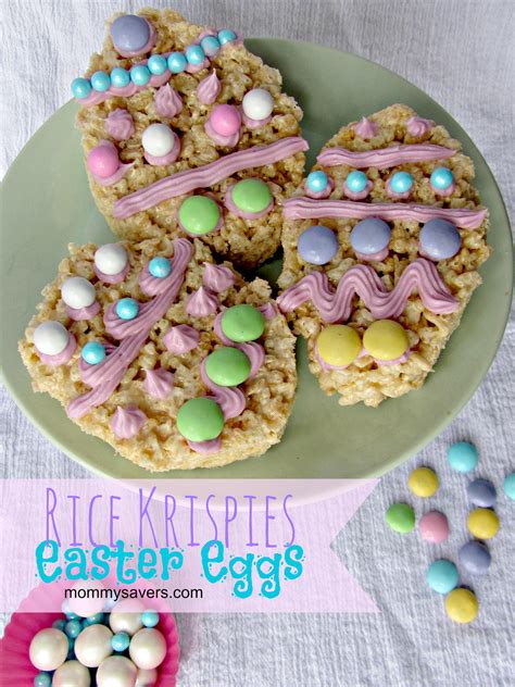 It is a yummy light dessert with a bit of protein as well. Rice Krispies Easter Eggs - Mommysavers | Mommysavers