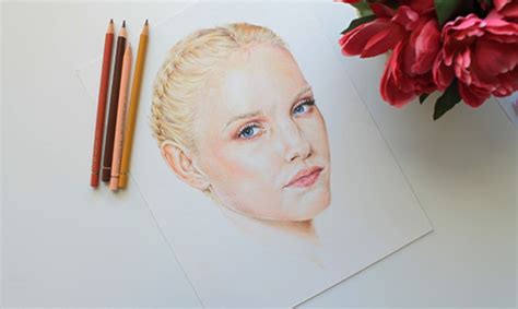 Painting With Colored Pencils Creating A Realistic Look Colored Pencil Portrait Pencil