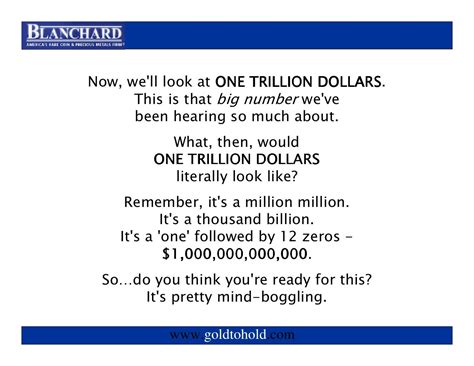What Does 1 Trillion Look Like