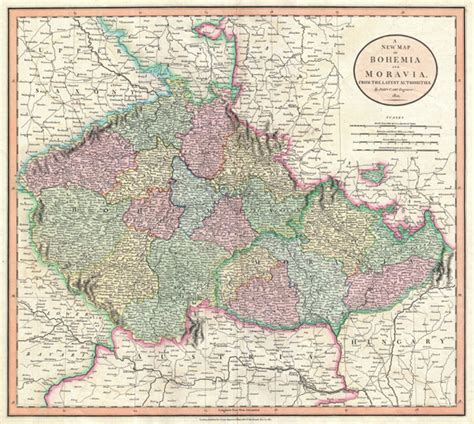 A New Map Of Bohemia And Moravia From The Latest Authorities
