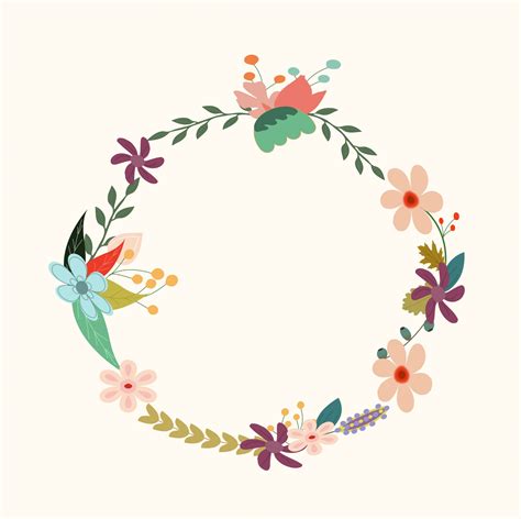 Vintage Floral Wreath Free Stock Photo Public Domain Pictures