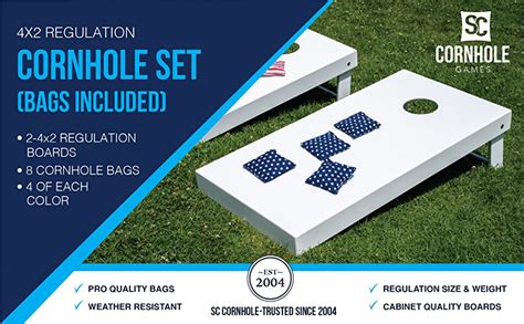 4x2 Regulation Cornhole Set Bags Included By Sc