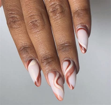 30 Gorgeous Swirl Nails You To See Now 2022 Swirl Nail Designs