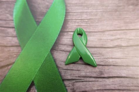 Green Ribbon Pin Raise Awareness For Cerebral Palsy Etsy