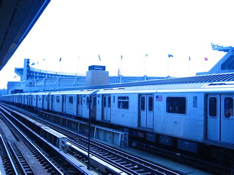 Yankee Stadium With Number 4 Train Jeffrey Putman Flickr