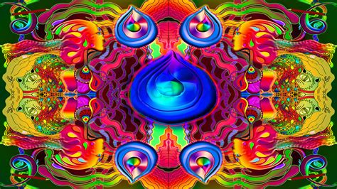 Free Download Wallpaper Trippy Colorful 3d Psychedelic Hd Wallpaper