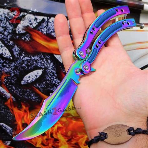 Csgo Rainbow Butterfly Knife Trainer Dull Spring Latch Practice