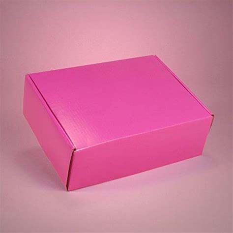 boxes 50ea hot pink corrugated boxes 4 x 4 x 4 box mailers office