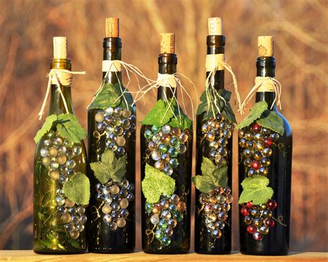 So, christmas decorating season is here. 25 CREATIVE WINE BOTTLE DECORATION IDEAS FOR THIS ...