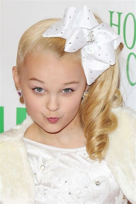 Jojo Siwa Wavy Golden Blonde Hair Bow Ponytail Hairstyle Jojo Siwa