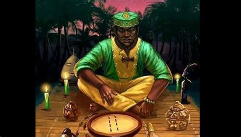 Babalawo Sacerdote Del Oráculo De Ifá En La Religión Yoruba
