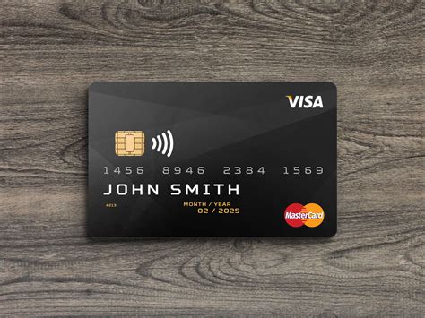 plastic credit debit card mockup psd good mockups