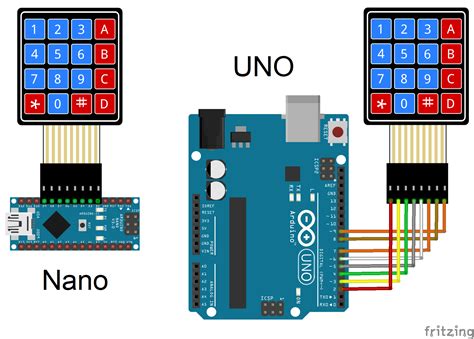 How To Interface 4x4 Keypad With Arduino Electronic Circuit Projects Images