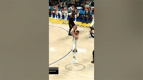 Steph Curry Airballs A Wide Open 3 Nba 2k22 Shorts Youtube