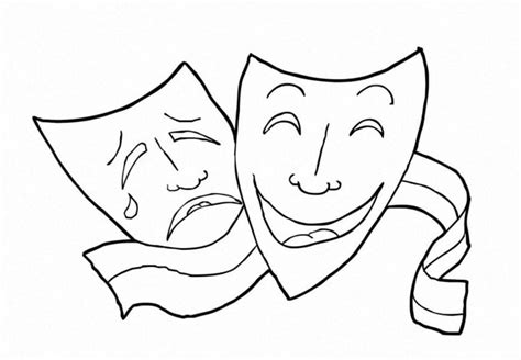 Coloring Page Theatre Performing Arts Free Printable Coloring Pages