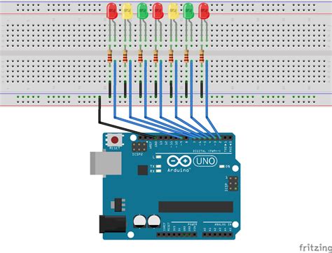 Arduino Led Schematic