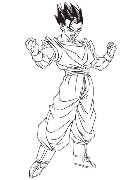 Coloring pages for kids anime manga majin iuk dragon ball z. Dragon Ball Z Coloring Pages Gohan - Coloring Home
