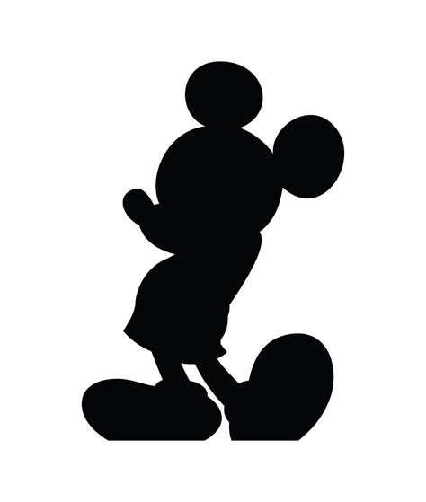 Mickey Mouse Silhouette Clipart Clipart Best Clipart Best