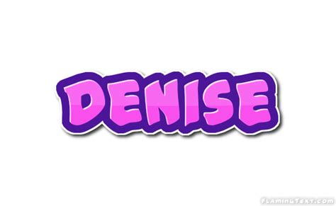 Denise Logo Outil De Conception De Nom Gratuit à Partir De Texte