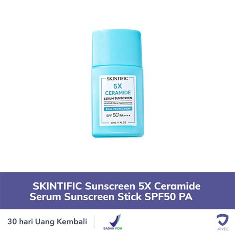 Skintific Sunscreen 5x Ceramide Serum Sunscreen Stick Spf50 Pa