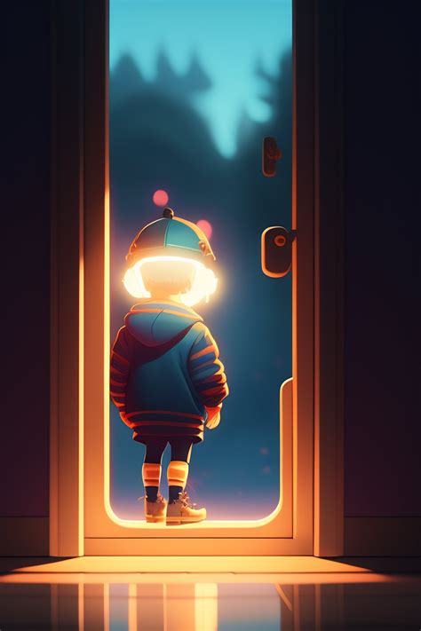 Lexica A Young Boy Scared Of The Dark Detailed Cory Loftis James