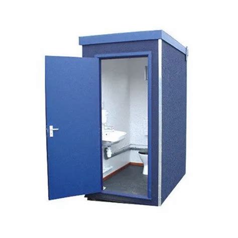Mild Steel Blue Readymade Portable Toilet Cabin At Rs 1400 In Lucknow