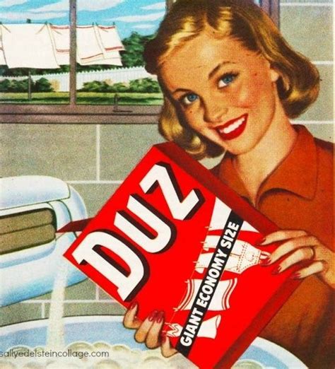 Duz Laundry Detergent Advertisement 1950s Vintage Ads Vintage